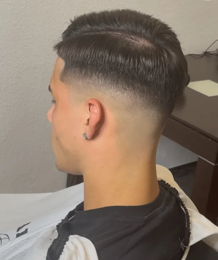 Corte francés con degradado alto