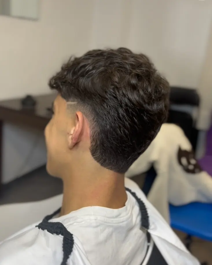 Degradado bajo con raya